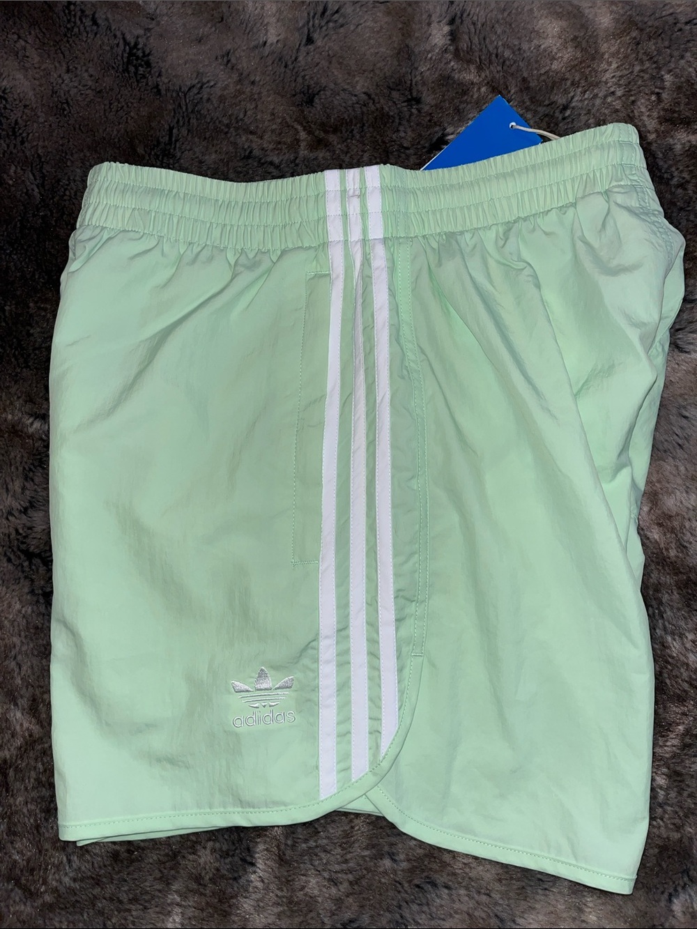 Adidas Originals Sprinter Shorts Mens S IN9433 Green zip pockets Classic NWT